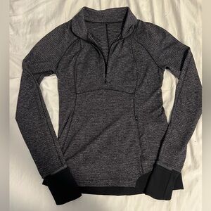 Lululemon jacket black/gray size 6